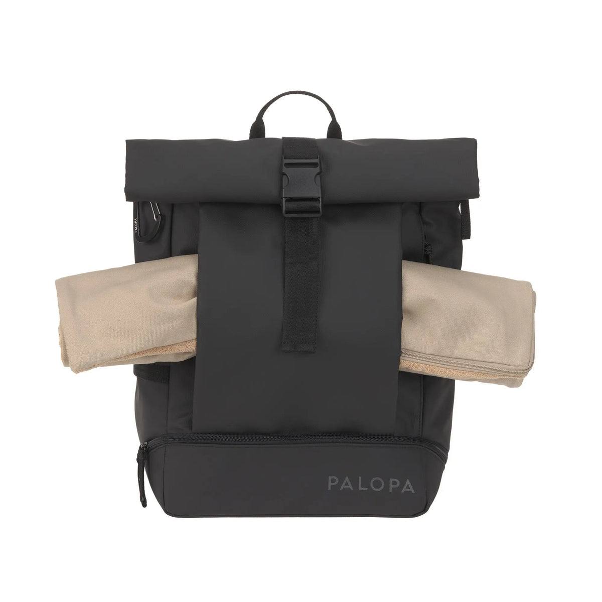 Rolltop Backpack - Yoska, Black