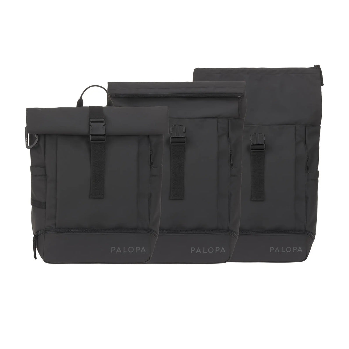 Rolltop Backpack - Yoska, Black