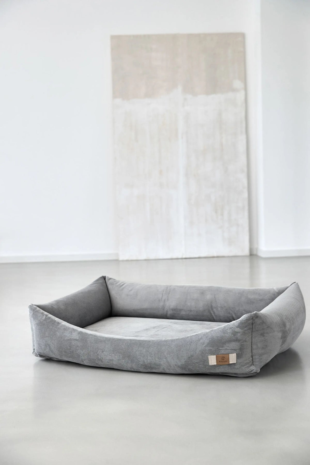Hundebett Cord - Fred, Grau