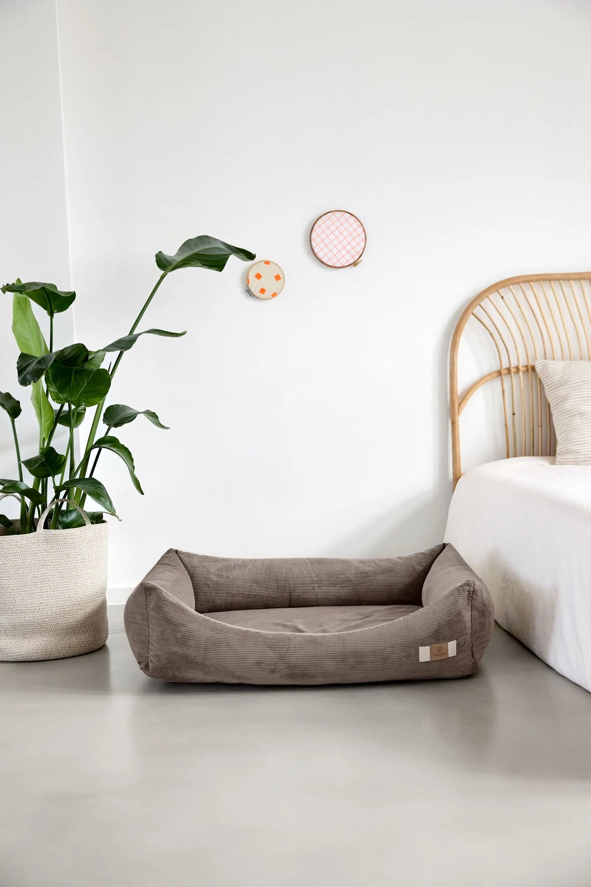 Hundebett Cord - Fred, Braun