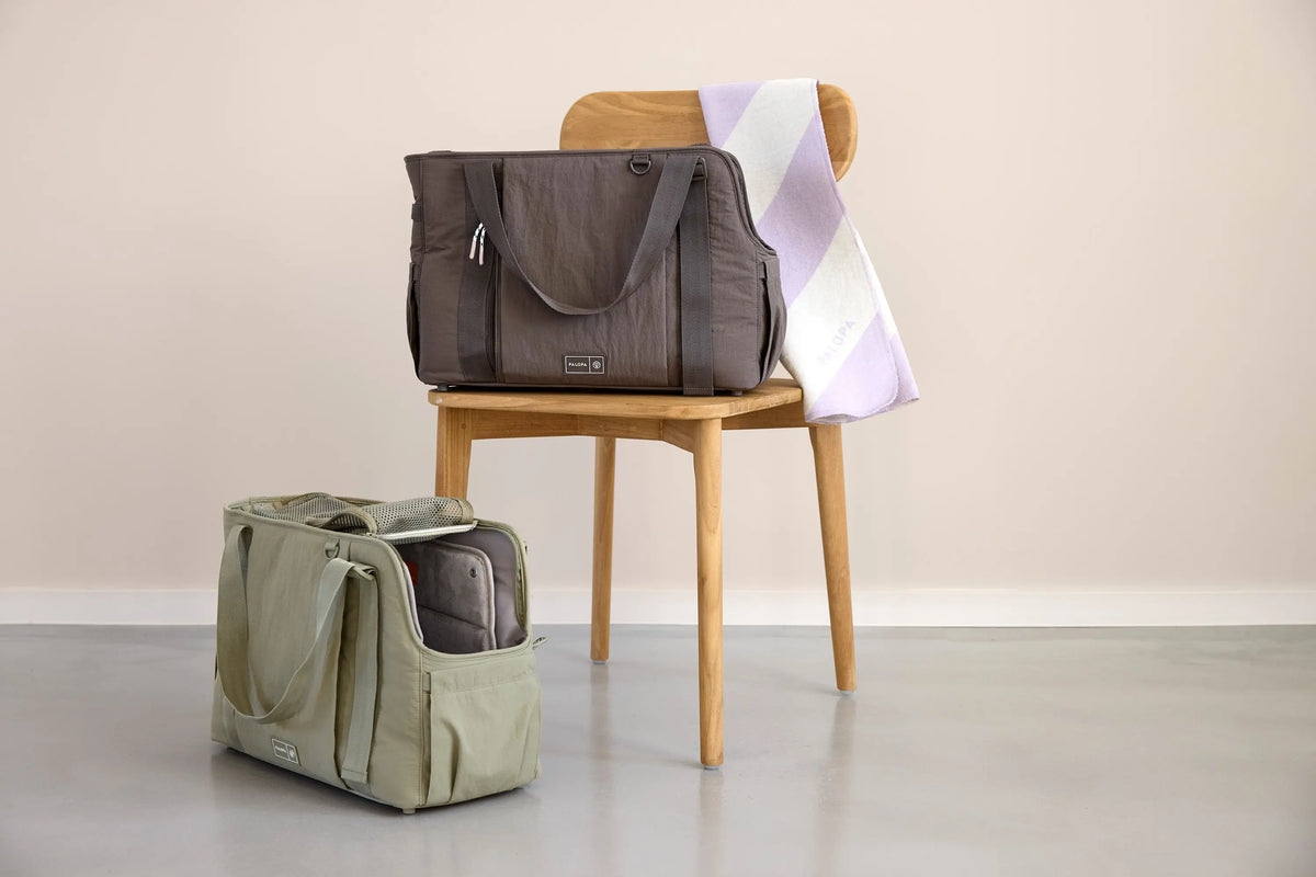 Hundetasche Crinkled - Weda, Pale Olive