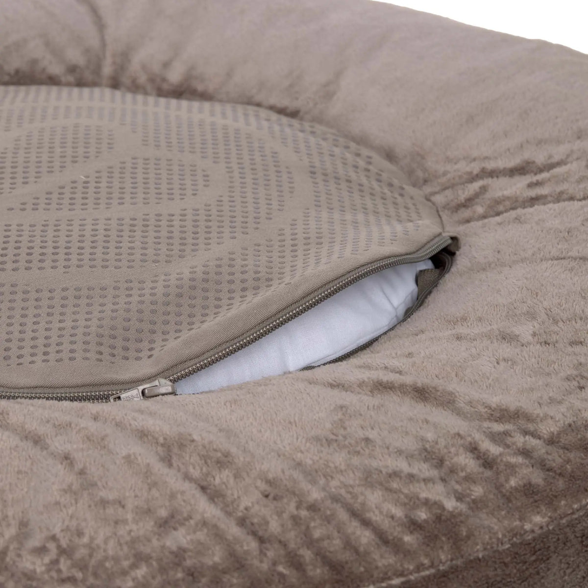 Hundebett Rund - Fippa, Taupe Lässig