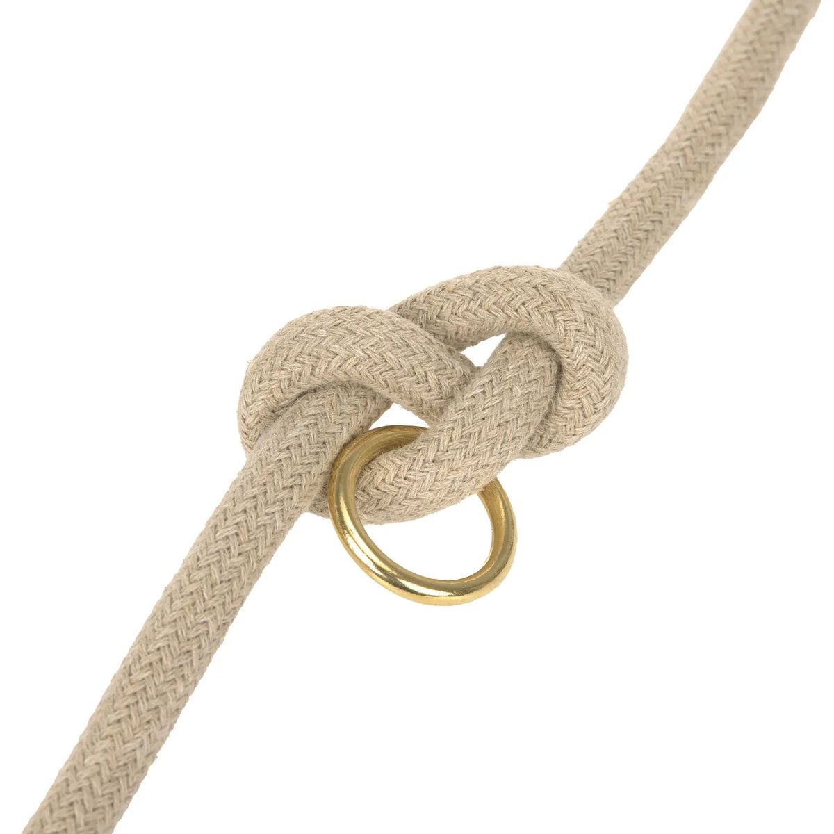 Laisse tressée pour chien - Mila, orange fluo naturel