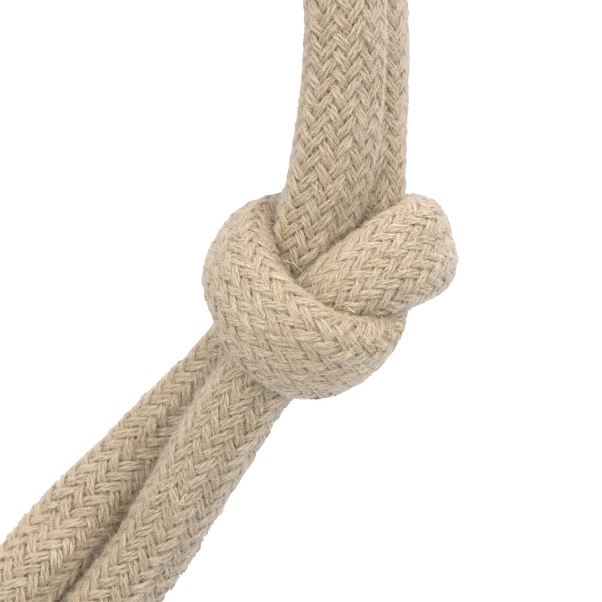 Braided dog collar - Mila, natural neon orange