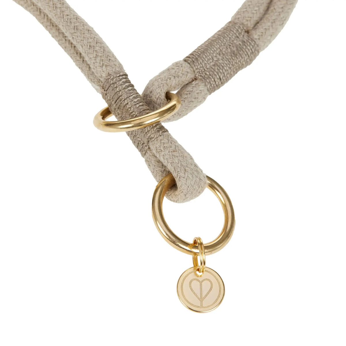 Hundehalsband Slim - Mila, Natur