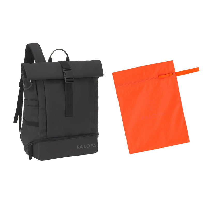 Rolltop Backpack - Yoska, Black