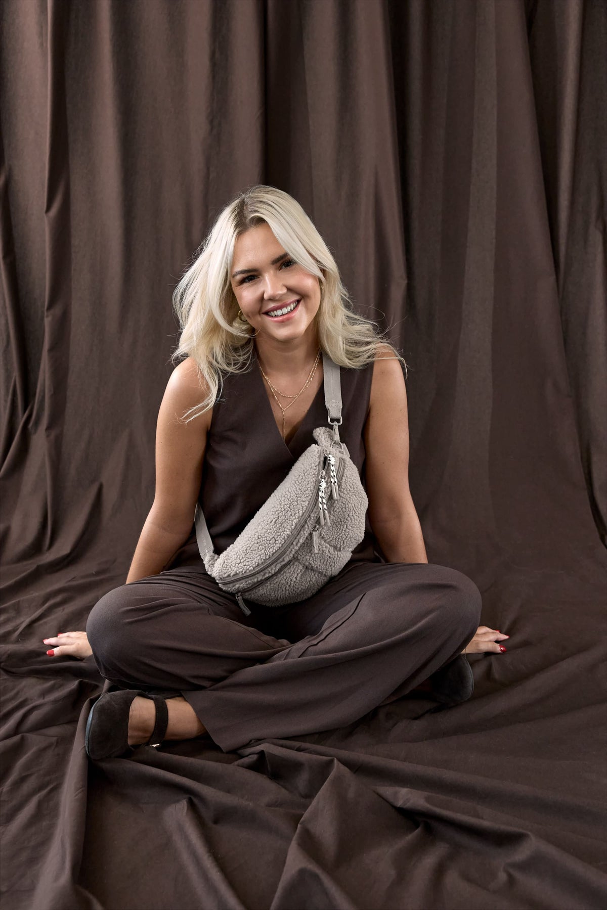 Sac à friandises en polaire Teddy - Emma (Édition limitée)