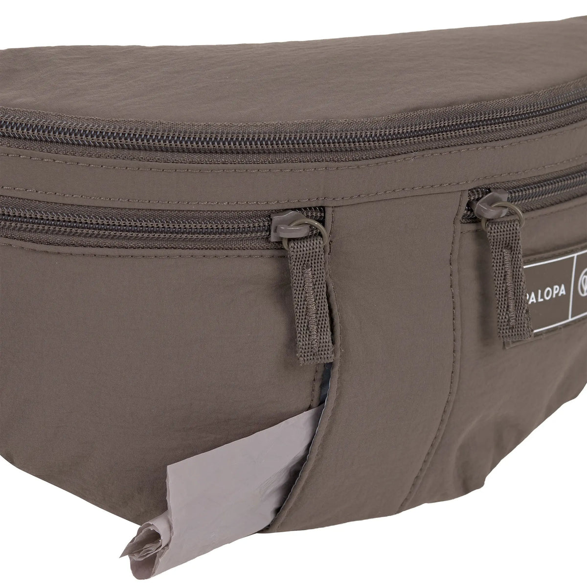 Dog Bum Bag Emma Crinkled chocolate - Lässig