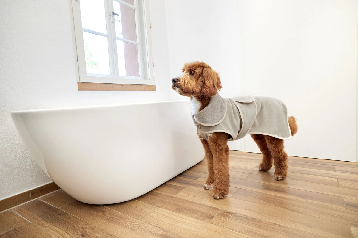 Hundebademantel - Robi, Beige PALOPA