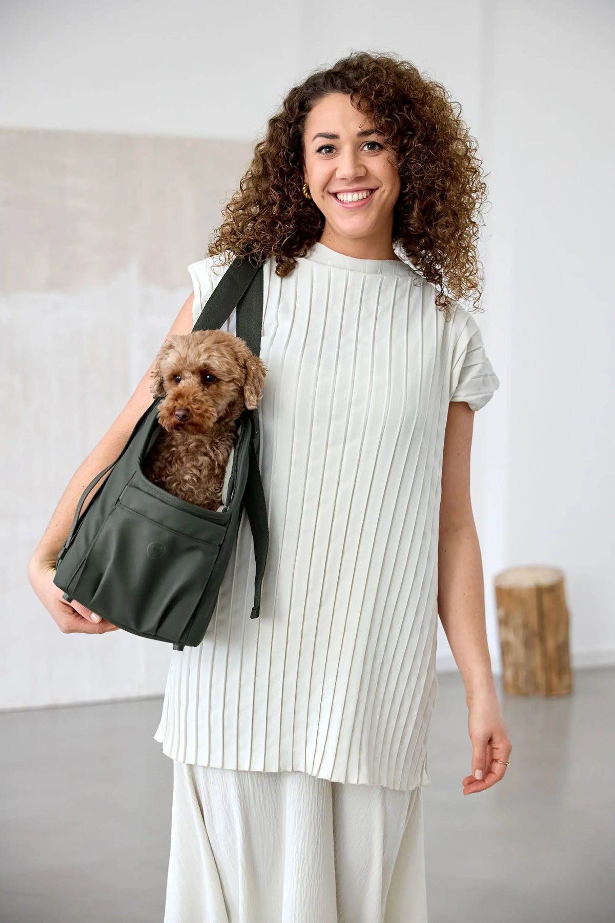 Dog Carrier Bag - Weda, Dark Green PALOPA